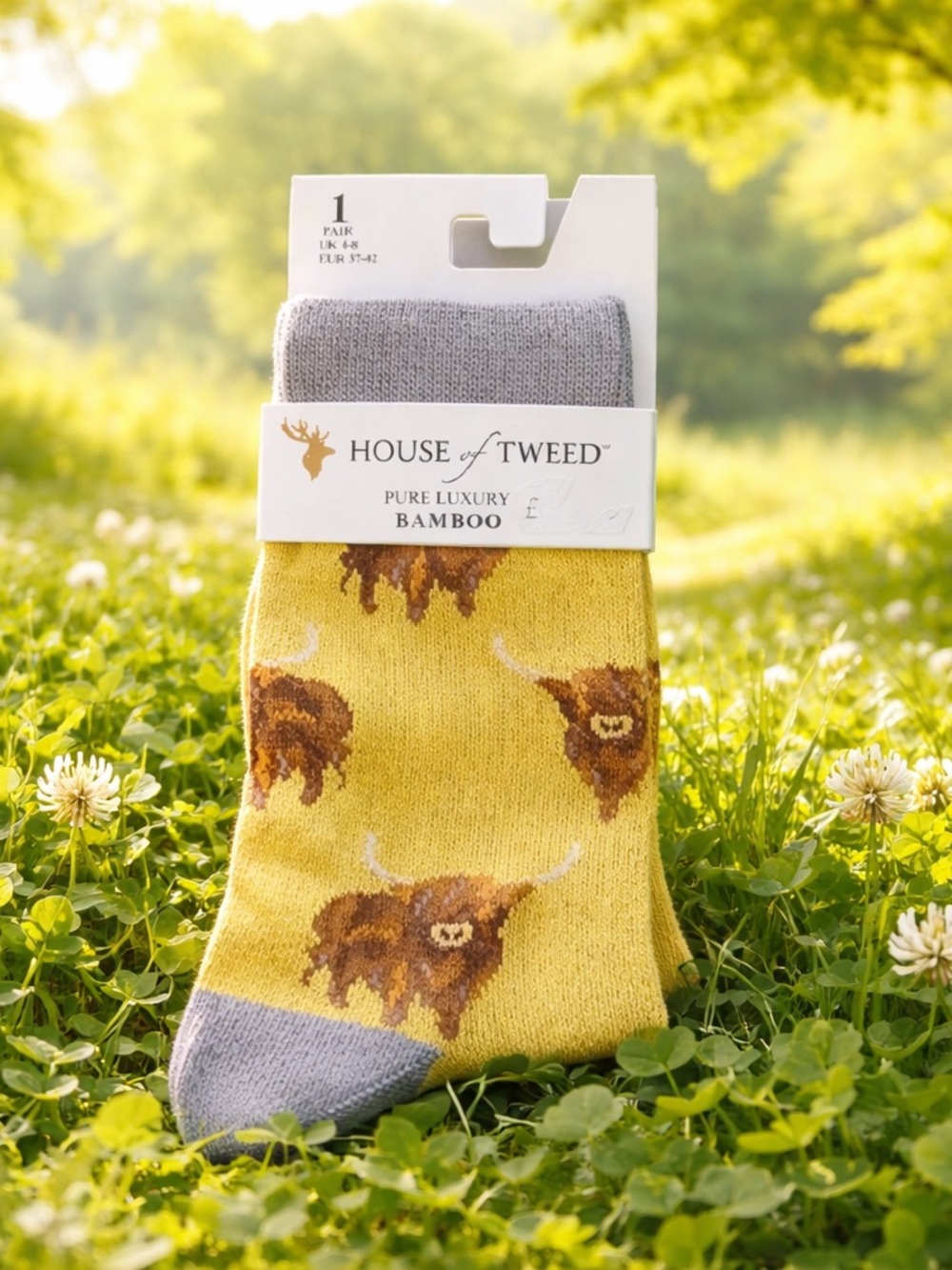 House of Tweed Bamboo Socks Size 7-12